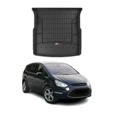 OMAC Premium Bandeja Maletero Alfombrilla para Ford S-Max 2006-2014 5-Asiento